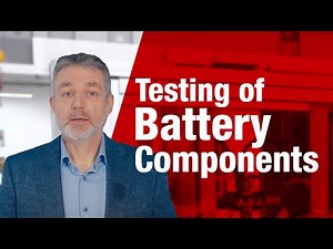 Testing of battery components – thickness, pressure and resistance measurement in one process