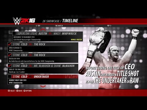 WWE 2K16 Showcase Mode - Part 18 | Stone Cold vs Undertaker