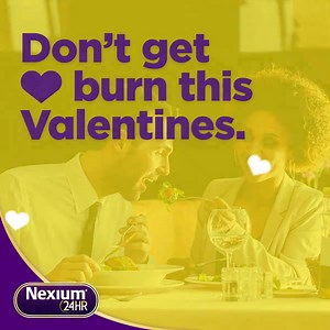 333K views · 297 reactions | If you ♥ 24-hour frequent heartburn protection,* switch to #Nexium24HR. Just one pill a day gives you protection all day, and all night. *May take 1–4 days for full effect. Use as directed. | Nexium24HR | Facebook