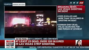 67K views · 230 reactions | WATCH: Bev Llorente gives the latest on the situation in Las Vegas after the fatal shooting incident. #ANCRecap | ANC 24/7 | Facebook