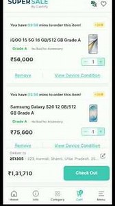 order placed for subscribe Poco F1 6/128 only 3831/-