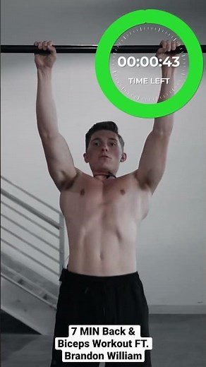 7 MIN Back & Biceps Workout FT. Brandon William