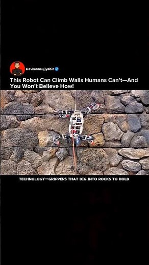 World’s Most Advanced Climbing Robot | LORIS Scales Steep Terrains with Microspine #robot #shorts