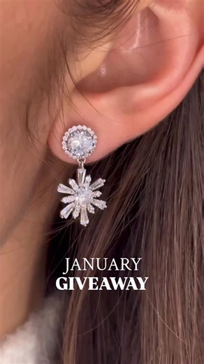 Suzy Levian on Instagram: "JANUARY GIVEAWAY We’re starting the new year with a little winter magic — and gifting one lucky winner a stunning pair of diamond snowflake earrings. Delicate, dazzling, and perfectly frosted for the season. How to enter: 1. Follow @suzylevian 2. Like this reel 3. Tag a friend in the comments Bonus entries: Every like, comment, save, follow, or share on ANY Suzy Levian post this month counts as an extra entry to win. Kick off January with a sparkle that feels as fresh 