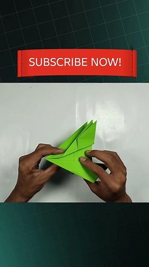 Easy Origami Style Jet Paper Plane 😍