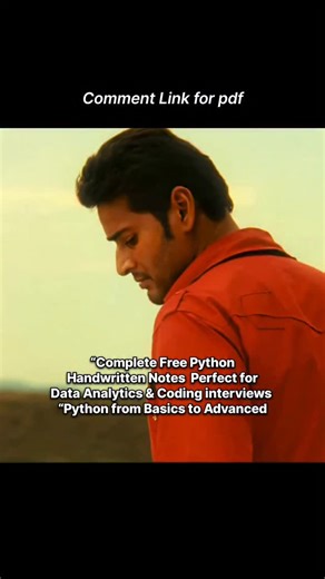 it jobs on Instagram: "Comment Link if interested Python handwritten notes Here’s your all-in-one notes guide — Pandas, NumPy, OOPs & more 💻 Perfect for freshers, data analysts & coders 🚀 Save this before you forget! 🔥"