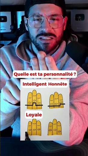 Dis-moi quelle est ta personnalité