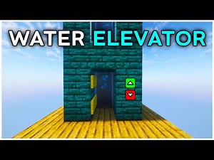 The EASIEST Water Elevator in Minecraft Java 1.21 (Tutorial)