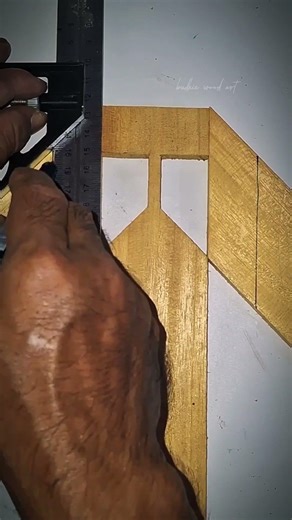 How to Make a Precision "T-Puzzle" Wood Joint #shorts