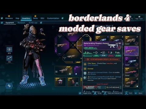 tutorial on how to download modded saves on borderlands 4 pc with nexus mods