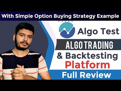 Algo Test #Backtesting and #AlgoTrading Platform Full Standalone Review
