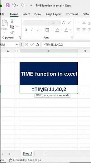 TIME Function in Excel | How to Create Time Using Hours Minutes Seconds