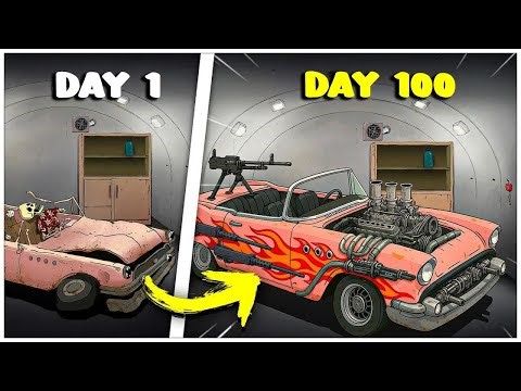 100 Days Building the Ultimate Car in the Apocalypse | 60 Seconds! Reatomized