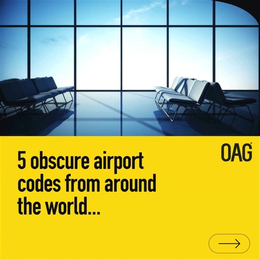 Every airport in the world is assigned a unique 3-letter code by IATA, used everywhere from booking sites to boarding passes and departure boards. Lots of these codes are pretty self-explanatory, but some don't seem to bear any relevance to the place in which the airport is based. Here, we dive into 5 obscure airport codes and how they came to be ✈️ Access our directory of airport code data here >> https://hubs.li/Q03Zccwp0 | OAG Aviation