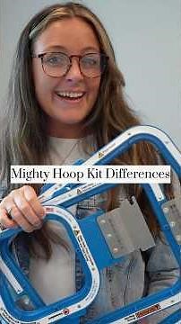 Mighty Hoop Kit Differences | Magnetic Embroidery Hoops for Machine Embroidery #mightyhoops