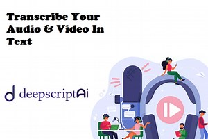deepscriptAI -  An AI Based Transcription Service