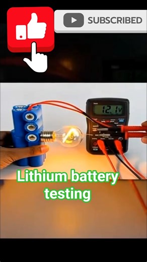 lithium battery testing short video