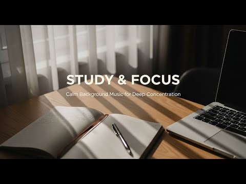 Study Focus BGM 📚 Calm Window Side Study Music for Deep Concentration