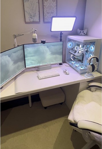 Ultimate White Gaming Setup Ideas for Comfort