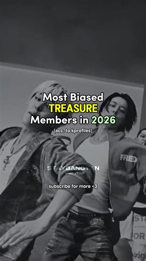 Most biased Treasure members in 2026 #treasure #staybangtan