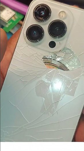 TROCA DA TAMPA TRASEIRA IPHONE 13 PRO #como #smartphone #viral #iphone