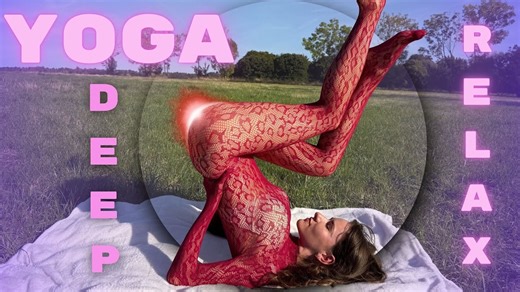 Lingerie Girls Yoga with Mia 🌿 Flow of Harmony for Body & Spirit 4K HD