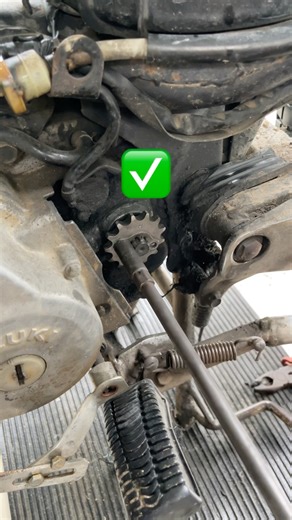 how to install shogun sp 125 front sprocket - full detail from start to finish #shorts #viral