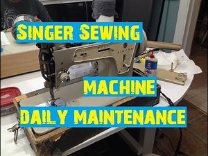 Singer Fashion Mate Sewing Machine Daily Maintenance DIY