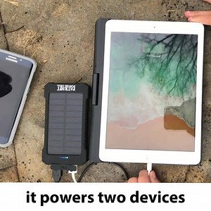 359 reactions · 107 shares | The Patriot Power Cell is a handheld device about the size of a phone. The front is a big solar panel that can charge without being plugged into the wall. Just sit it in the sun and the sun's rays do all the work. And it can charge a phone up to 6 times or even two phones at once on a single charge. >>  www.4pats.live/Solar_Power_Charger | 4Patriots | Facebook