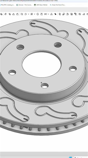 New brake rotor cooling design 😀 | rotor brake
