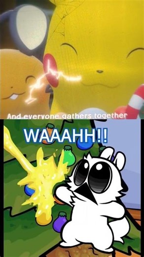 pikachu dedenne and bip using nuzzle