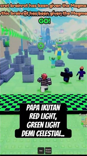 Roblox - Survive Lava for Brainrots - Papa Ikut Red Light Green Light Demi Celestial - Press2Play ID