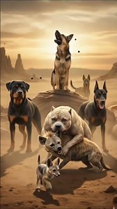 The Wolves’ Revenge: The Final Battle Against the Alpha Dog Pack!” 🐺🔥