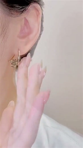 Stylish Long Dangle Earrings ✨ Glam Look For Girls 😘 Viral Fashion Video 💖 #shorts#viralvideo