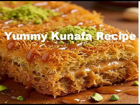 Kunafa Recipe/Vermicelli Kunafa Recipe/How to make Kunafa/Turkish Kunafa Making