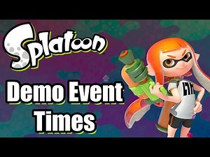 Splatoon Demo - Global Test Fire Event Times & First Splatfest Date