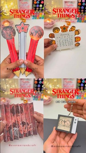 DIY Stranger Things Craft Ideas CUTE & EASY