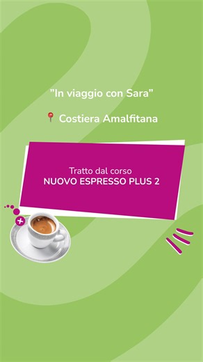 Scopri l'Italia attraverso i suoi luoghi più iconici. Nei nuovi episodi di “In viaggio con Sara”, parte di NUOVO ESPRESSO PLUS 2, l’italiano prende forma tra panorami, incontri e momenti di vita autentica. Guarda l’estratto e segui Sara nella nuova tappa del suo viaggio. Il libro è disponibile sul nostro sito: https://www.almaedizioni.it/prodotto/nuovo-espresso-plus-2/. | Alma Edizioni