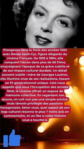 La leçon de vie de Renée Saint-Cyr : Ce que son parcours nous enseigne.