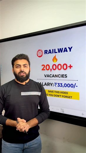 📌RRB GROUP D RECRUITMENT 2026 🔥🔥📝💯💯 ➡️ Apply Date: 21/1 /2026 ➡️ End Date: 20/02/2026 ➡️ Eligibility: 10th Pass ➡️ Age Limit: 18 - 33 Years ➡️ POST NAME: VARIOUS POSTS ➡️ Apply Link: https://www.rrbapply.gov.in ➡️ To Enroll In TEJAS COURSE Visit The Link👇👇 https://www.wellacademy.in/study/lxnr ➡️ Follow Our Page For More Such Educational Content 💯💯📚✔️ . . . 📢 Stay informed—join our community of learners for the latest exam tips, strategies, and success stories! . . . ⚠️ Disclaimer: T