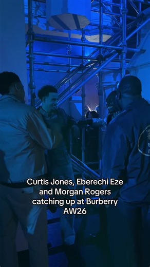 What do you think they were talking about? 👀 #curtisjones #morganrogers #eze #burberry #tiktokfashion