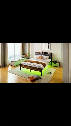 Transform Your Bedroom with LED RGB Bed Frame Lights