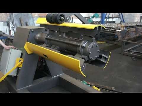 Decoiler Hydraulic Expanding System and Hold Down Arm | Coilmak