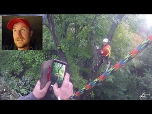 Dropping a Top with a Tag Line | Arborist Rigging & Tree Work Basics in Real Time