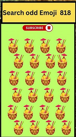 👀 GENIUSES Can only Spot the Odd Emoji🔍 818 #EmojiChallenge #trendingshorts #shortsfeed #ytshorts