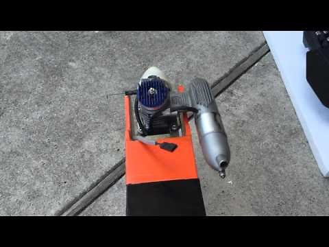 Evolution gas engine with OS G5 glow plug.