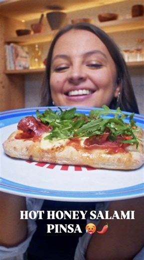 3.4K views · 12 reactions | Pinsa Hot Honey Salami – sweet, spicy,...