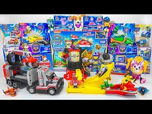 Paw Patrol toys unboxing ASMR | PAW Patrol Mighty Meteor Track Set | PAW Patrol AL Deluxe Big Truck