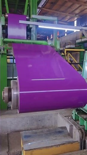 Color-Coated Coil Production Process