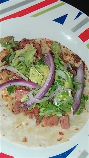 taco de harina de discada